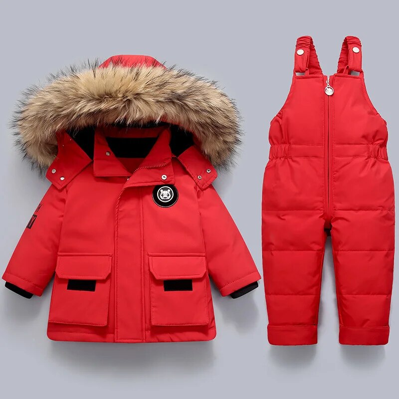 Robin™ | Kinder Winterset Jacke + Jumpsuit