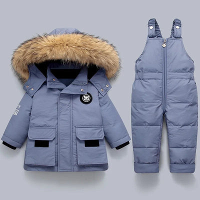 Robin™ | Kinder Winterset Jacke + Jumpsuit