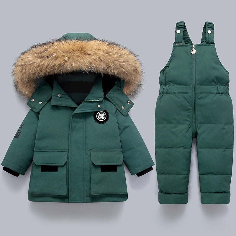 Robin™ | Kinder Winterset Jacke + Jumpsuit